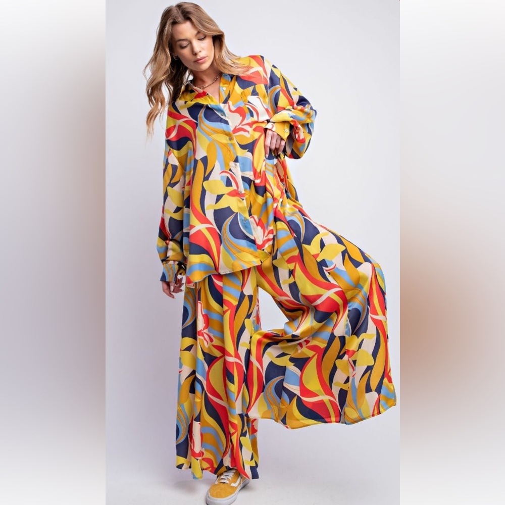 Colorful Abstract Women's Jumpsuit